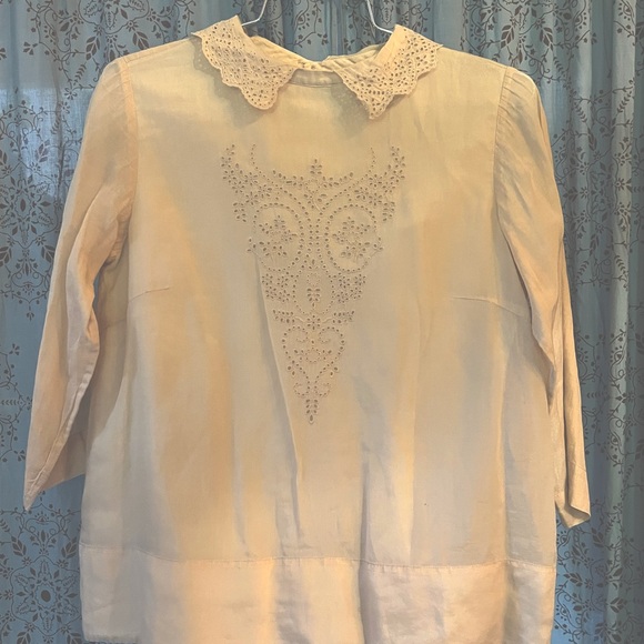 TBA To Be Adored vintage style silk/cotton blouse small - Picture 1 of 6